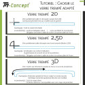 Crosscall Core X3 - Verre trempé TM Concept® - Gamme Crystal