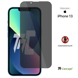 Apple iPhone 13 - Verre trempé Anti-Espions - TM Concept® - image couverture