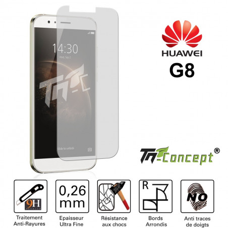 Huawei G8 - Vitre de Protection Crystal - TM Concept®