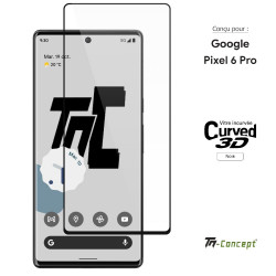 Google Pixel 6 Pro - Verre trempé 3D incurvé - TM Concept®