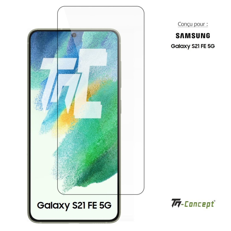 Pour Samsung Galaxy S21 Fe 5g 9D Colle Colle Film de verre trempé