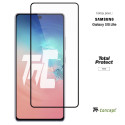 Samsung Galaxy S10 Lite - Verre trempé intégral avec cadre Noir - TM-Concept®