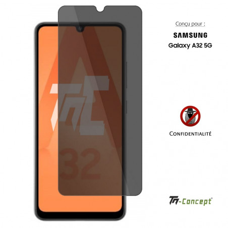 Vitre de protection Anti-Espions Samsung Galaxy A32 5G - TM Concept®