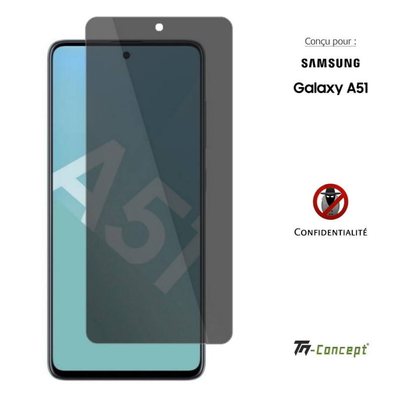 Verre trempé 5D Samsung Galaxy A51