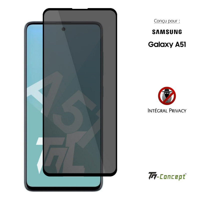 Samsung Galaxy A51 - Verre trempé Anti-Espions - Intégral Privacy - TM Concept®