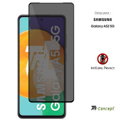 Samsung Galaxy A52 5G - Verre trempé Anti-Espions - Intégral Privacy - TM Concept®