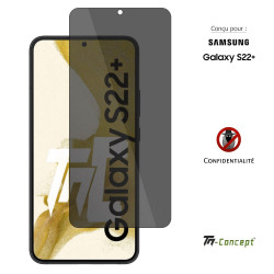 Samsung Galaxy S22 Plus - Verre trempé Anti-Espions - TM Concept®