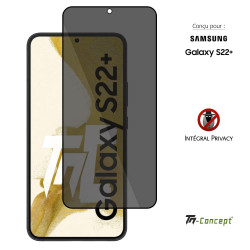 Samsung Galaxy S22 Plus - Verre trempé Anti-Espions - Intégral Privacy - TM Concept®