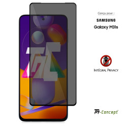 Samsung Galaxy M31S - Verre trempé Anti-Espions - Intégral Privacy - TM Concept®