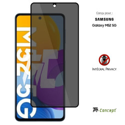 Samsung Galaxy M52 5G - Verre trempé Anti-Espions - Intégral Privacy - TM Concept®