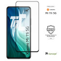 Xiaomi Mi 11i 5G - Verre trempé intégral Protect Noir - adhérence 100% nano-silicone - TM-Concept®