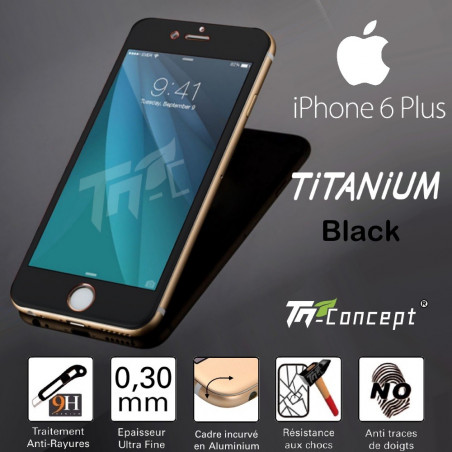 Iphone 6 Plus - Vitre de Protection Titanium - 5 Couleurs - TM Concept®