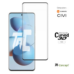 Xiaomi Civi - Verre trempé 3D incurvé - TM Concept®