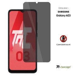 Samsung Galaxy A03 - Verre trempé Anti-Espions - TM Concept®