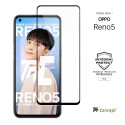 Oppo Reno 5 4G - Verre trempé intégral Protect - Noir - TM-Concept®
