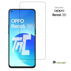 Oppo Reno 6 5G - Verre trempé TM Concept® - Gamme Standard