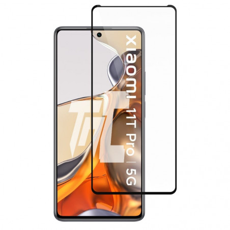 Xiaomi Redmi Note 11T Pro - Verre trempé intégral Protect - Noir - TM-Concept®