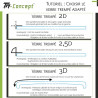 Samsung Galaxy Note 20 - Verre trempé intégral Protect - Noir - TM Concept®