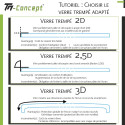 Crosscall Action X5 - Verre trempé TM Concept® - Gamme Crystal