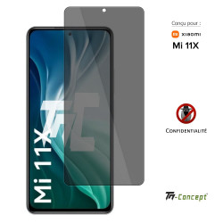 Xiaomi Mi 11X - Verre trempé Anti-Espions - TM Concept® - couverture