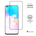 Huawei Nova 8i - Verre trempé intégral Protect - Noir - TM-Concept® - Couverture