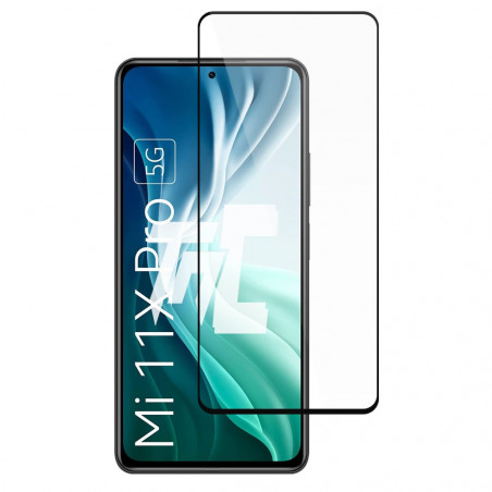 Xiaomi Mi 11X Pro - Verre trempé intégral Protect - Noir - TM-Concept® - image principale