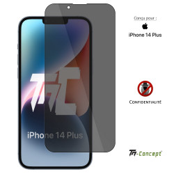 Apple iPhone 14 Plus - Verre trempé Anti-Espions - TM Concept® - image couverture