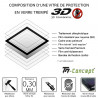 OnePlus 9 Pro - Verre trempé 3D Privacy (teinté anti-espion) - TM Concept® - composition vitre protection