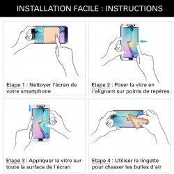 OnePlus 10 Pro - Verre trempé 3D Privacy (teinté anti-espion) - TM Concept® - notice d'installation