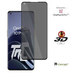 OnePlus 10 Pro - Verre trempé 3D Privacy (teinté anti-espion) - TM Concept® - image couverture