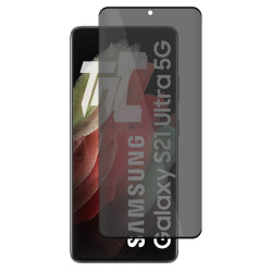 Samsung Galaxy S21 Ultra - Verre trempé 3D Privacy (teinté anti-espion) - TM Concept® - image principale
