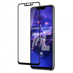 Huawei Mate 20 Lite - Verre trempé intégral Protect Noir - adhérence 100% nano-silicone - TM Concept® - image principale