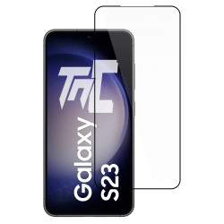 Samsung Galaxy S23 - Verre trempé intégral Protect - Noir - TM Concept® - image principale
