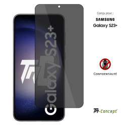 Samsung Galaxy S23 Plus - Verre trempé Anti-Espions - TM Concept® - image couverture