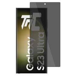 Samsung Galaxy S23 Ultra - Verre trempé 3D Privacy (teinté anti-espion) - TM Concept® - image principale