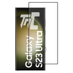 Samsung Galaxy S23 Ultra - Verre trempé incurvé 3D Silicone FingerPrint - TM Concept® - image principale