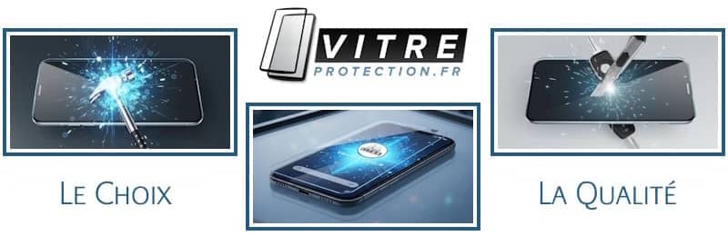 Protection écran verre trempé smartphone Vitre-Protection.fr - Caractéristiques