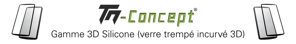 Bandeau de présentation vitre de protection 3D Silicone TM-Concept