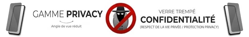 Bandeau Verre Trempé Privacy TM-Concept