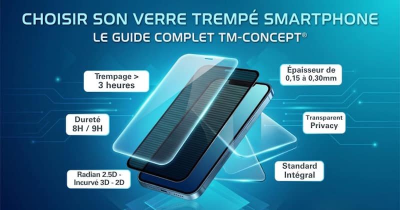 Guide de choix : vitre de protection d'écran de smartphone en verre trempé Vitre-Protection