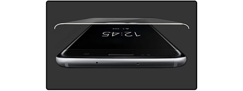 Vitre de protection d'écran de smartphone en verre trempé - Gamme 3D Silicone